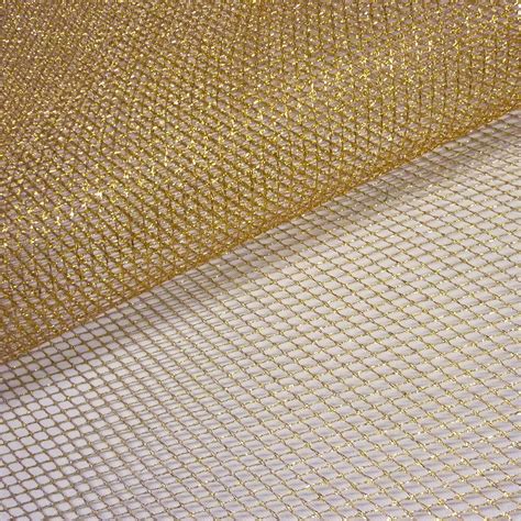 gold metal mesh fabric|gold netting fabric.